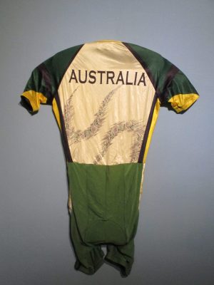 AUSTRÁLIA (b) CAMISA DE CICLISMO DA SELEÇÃO NACIONAL