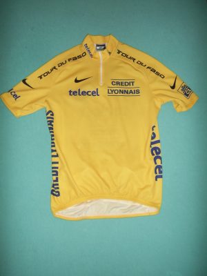 TOUR DU FASO CLASSIFICATION GÉNÉRALE 2001 MAILLOT DE CYCLISME