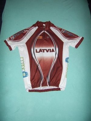 LETÓNIA (d) CAMISA DE CICLISMO DA SELEÇÃO NACIONAL