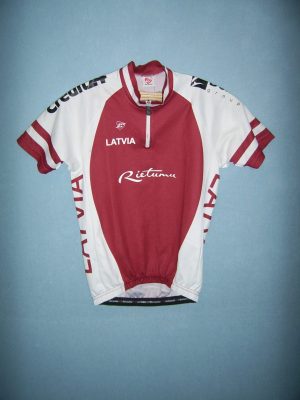 LETTONIA (e) MAGLIA CICLISMO DELLA SQUADRA NAZIONALE